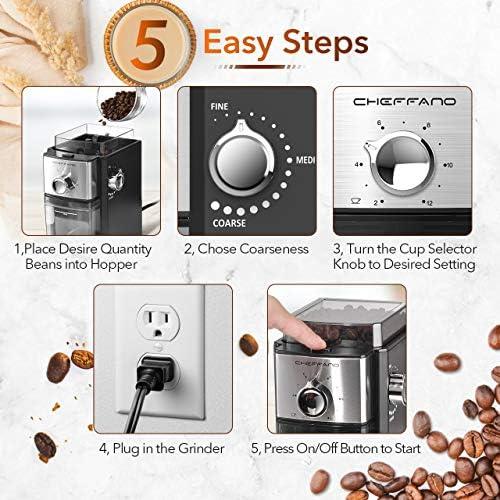 Finding Flavor: Our Honest Review of the CHEFFANO Burr Grinder